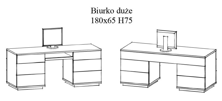 Biurko duże